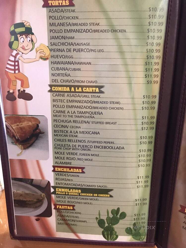 Las Chonitas Rica Comida Mexicana - Oakland Park, FL menu_pic