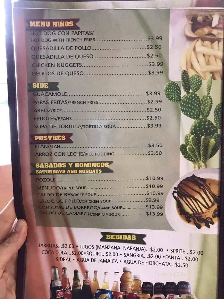 Las Chonitas Rica Comida Mexicana - Oakland Park, FL menu_pic