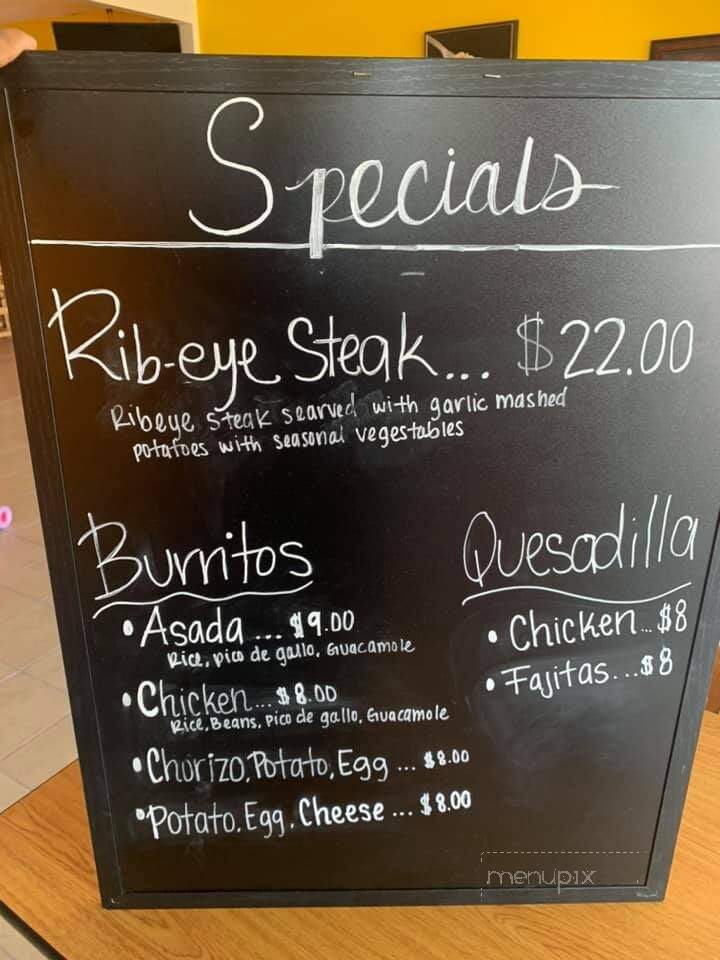 Evelyn's Restaurant - Marina, CA menu_pic