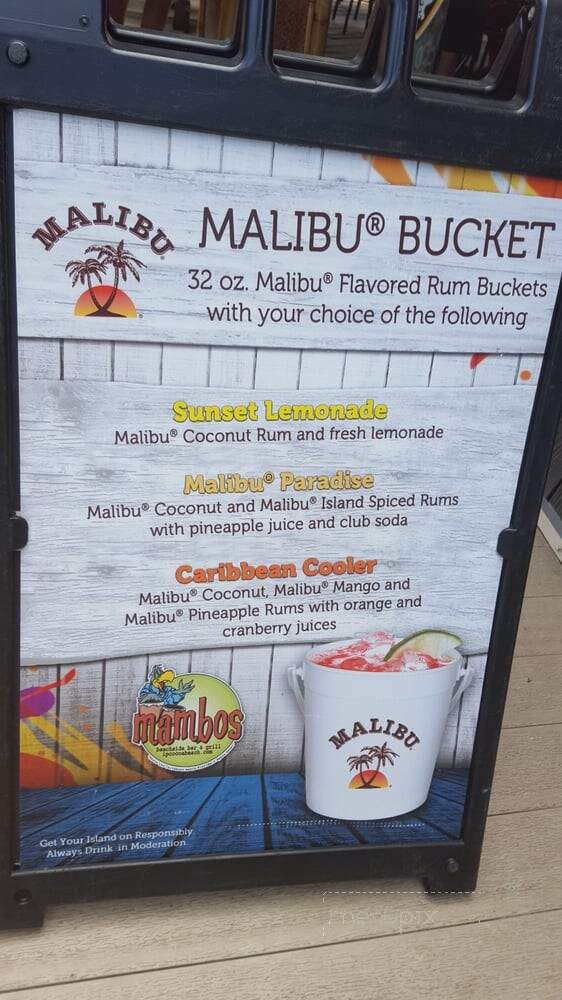 Mambos - Cocoa Beach, FL menu_pic