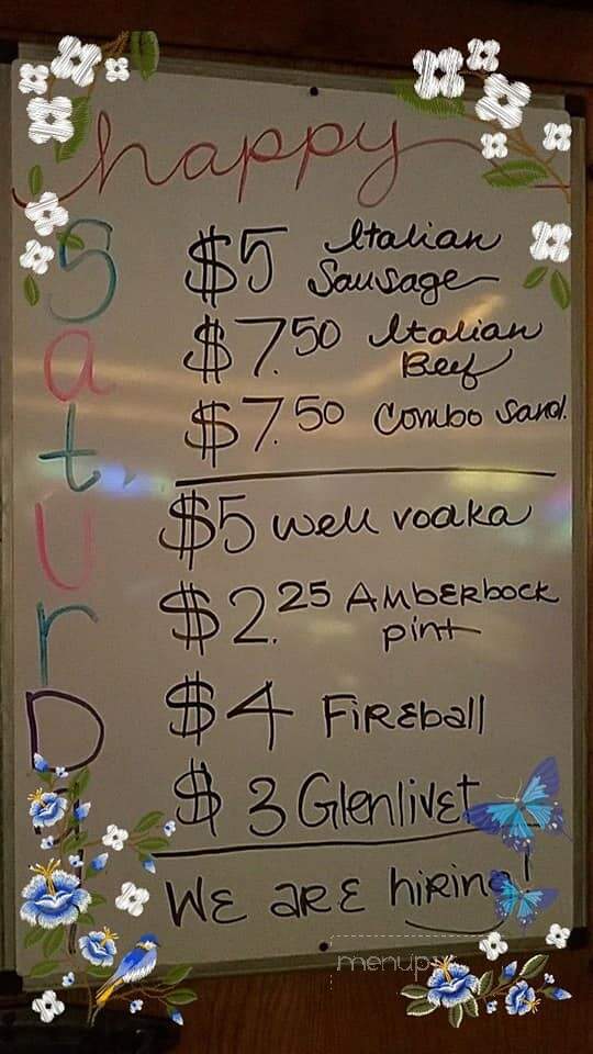 Kick Offs - Markham, IL menu_pic