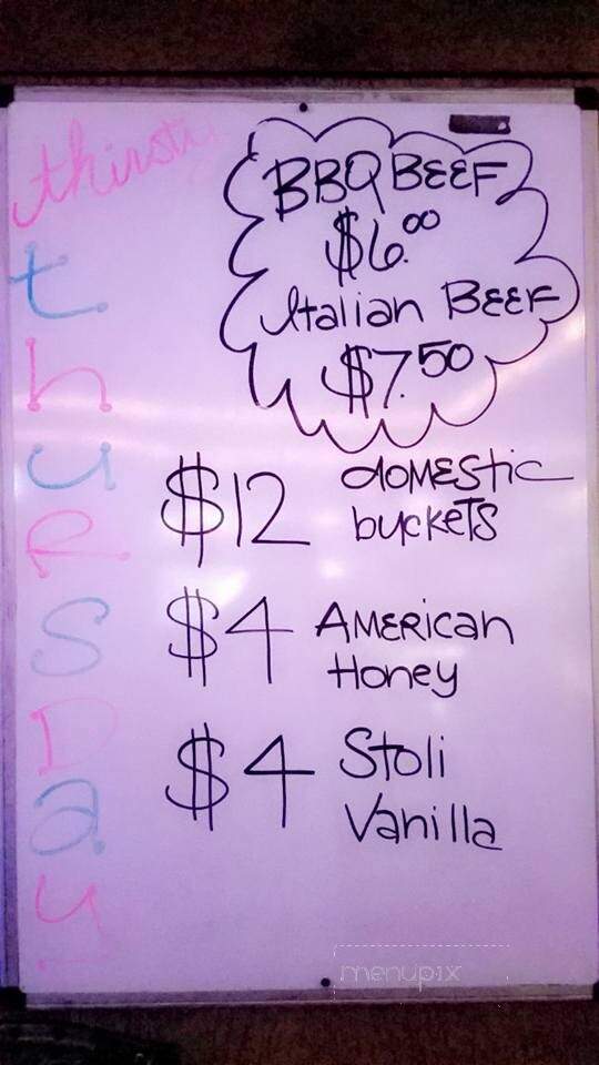 Kick Offs - Markham, IL menu_pic
