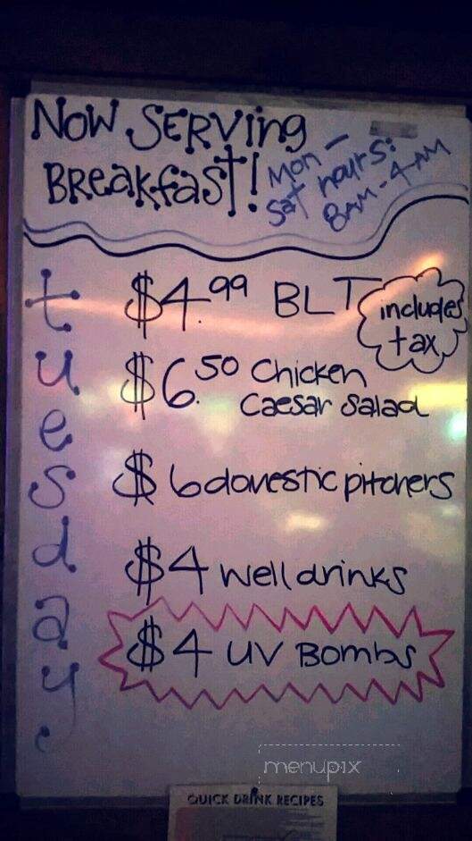Kick Offs - Markham, IL menu_pic
