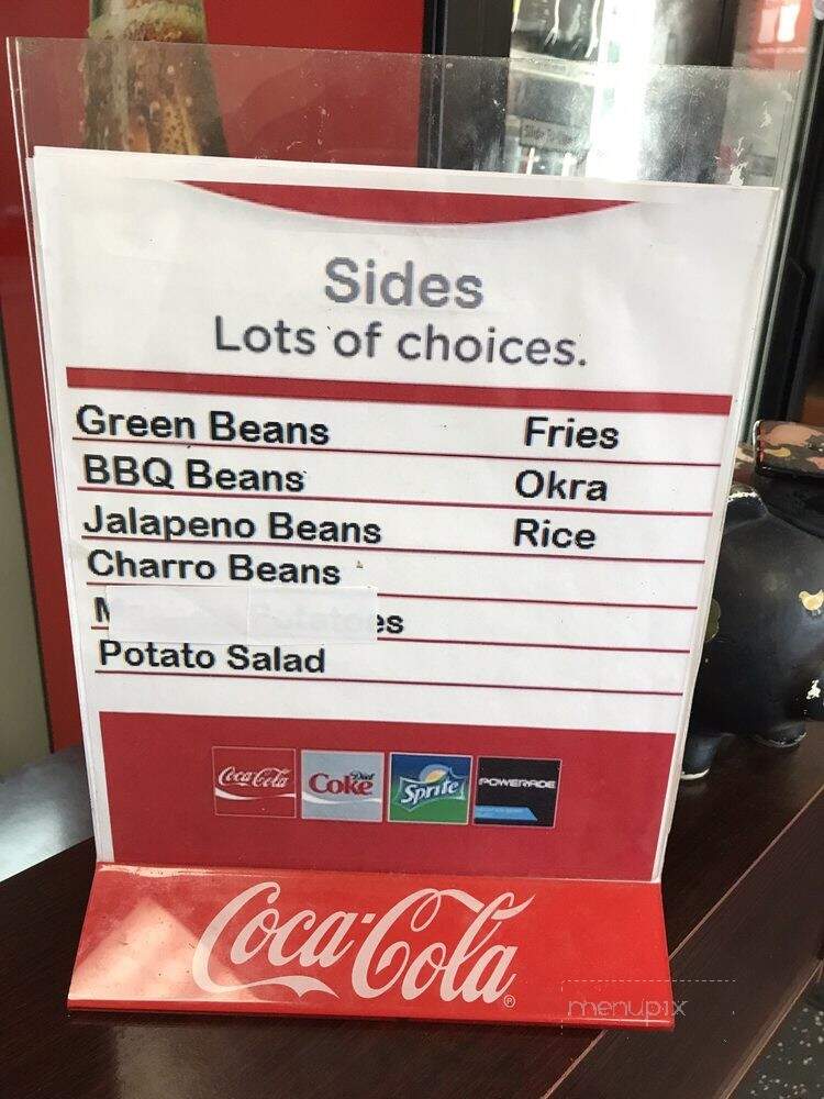 Tejano BBQ & More - Dallas, TX menu_pic