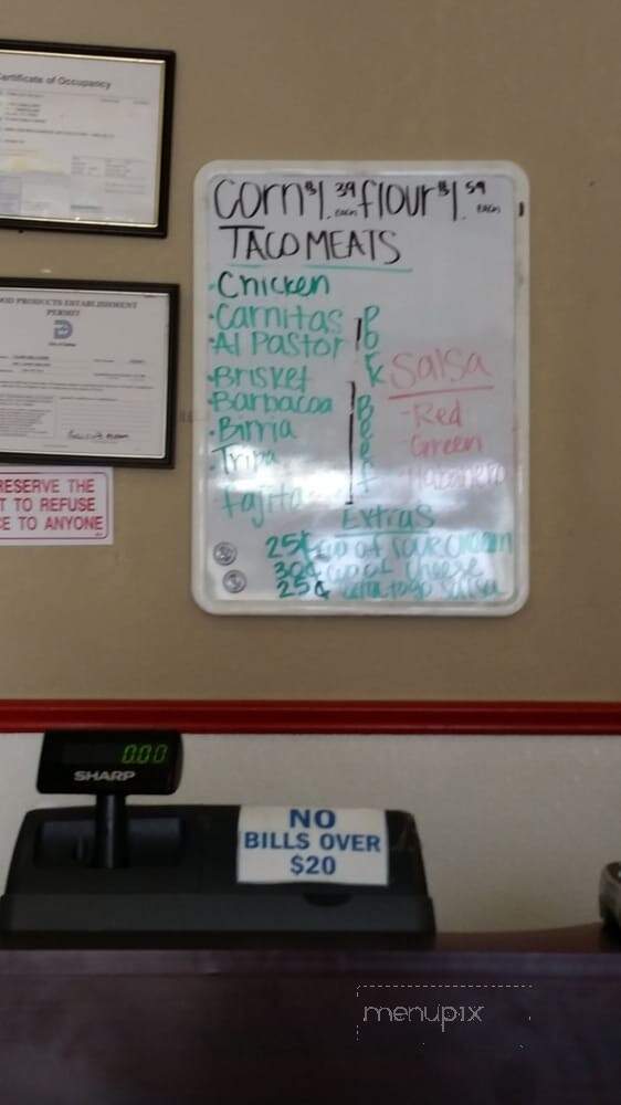 Tejano BBQ & More - Dallas, TX menu_pic