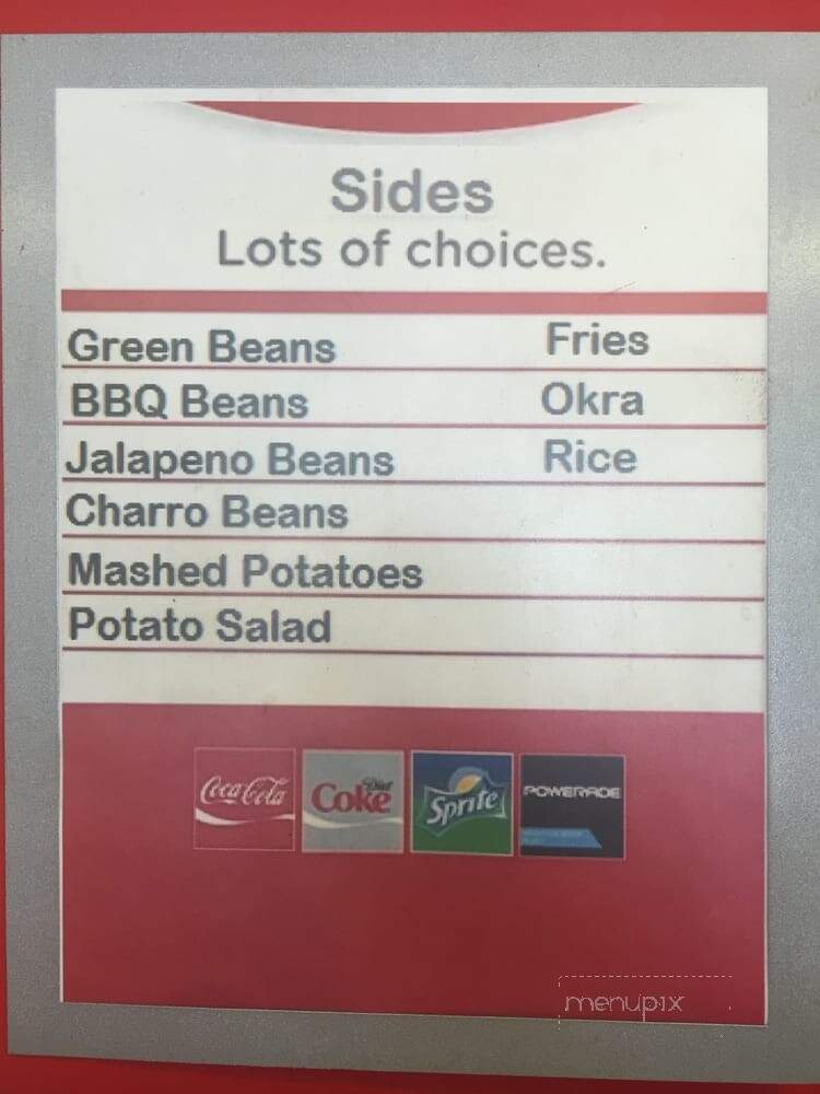 Tejano BBQ & More - Dallas, TX menu_pic