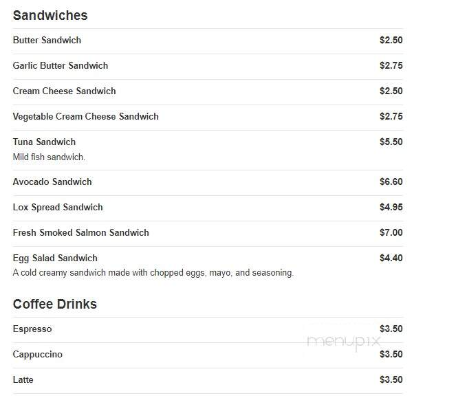 Schreiber Home Style Bakery - Brooklyn, NY menu_pic
