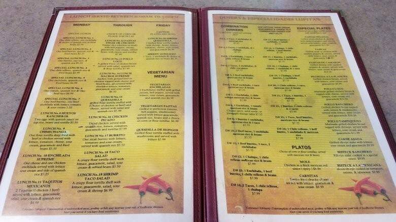 Lupita's Mexican Restaurant - Jacksonville, FL menu_pic