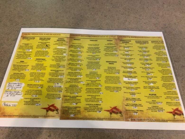 Lupita's Mexican Restaurant - Jacksonville, FL menu_pic