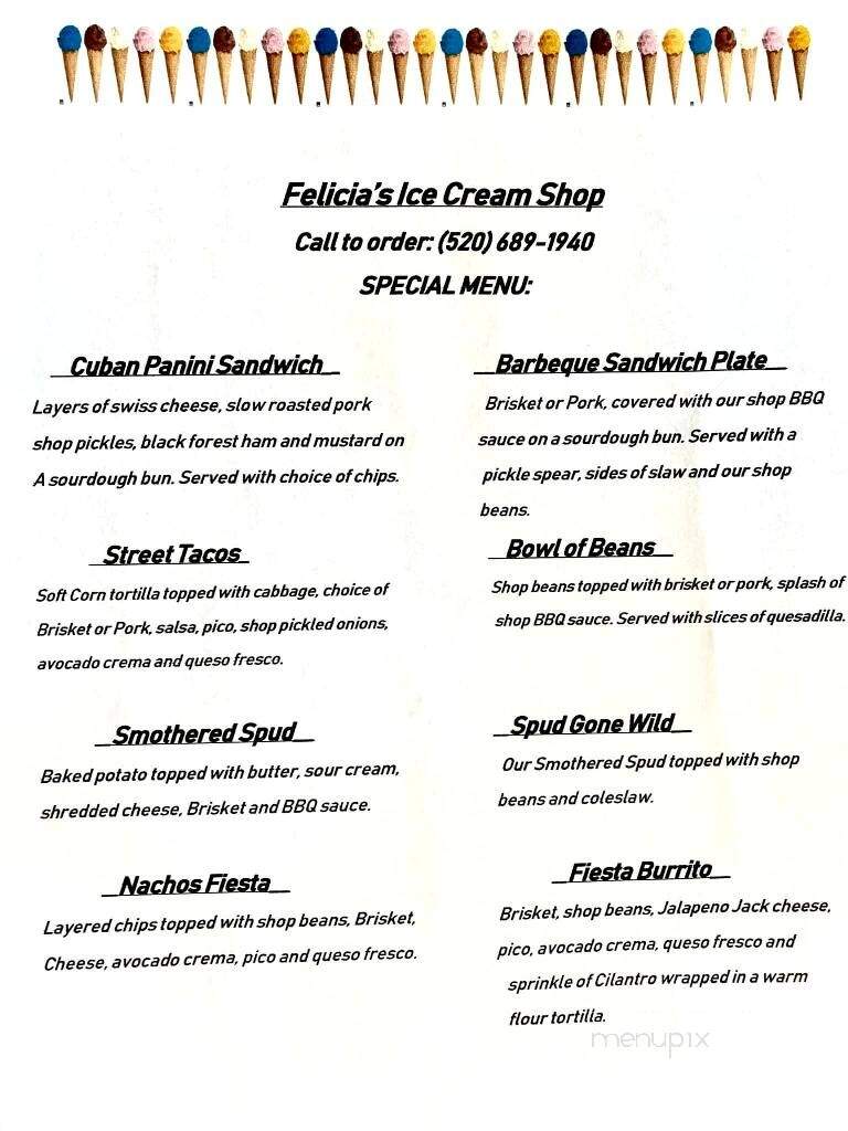 Felicia's Ice Cream Shop - Superior, AZ