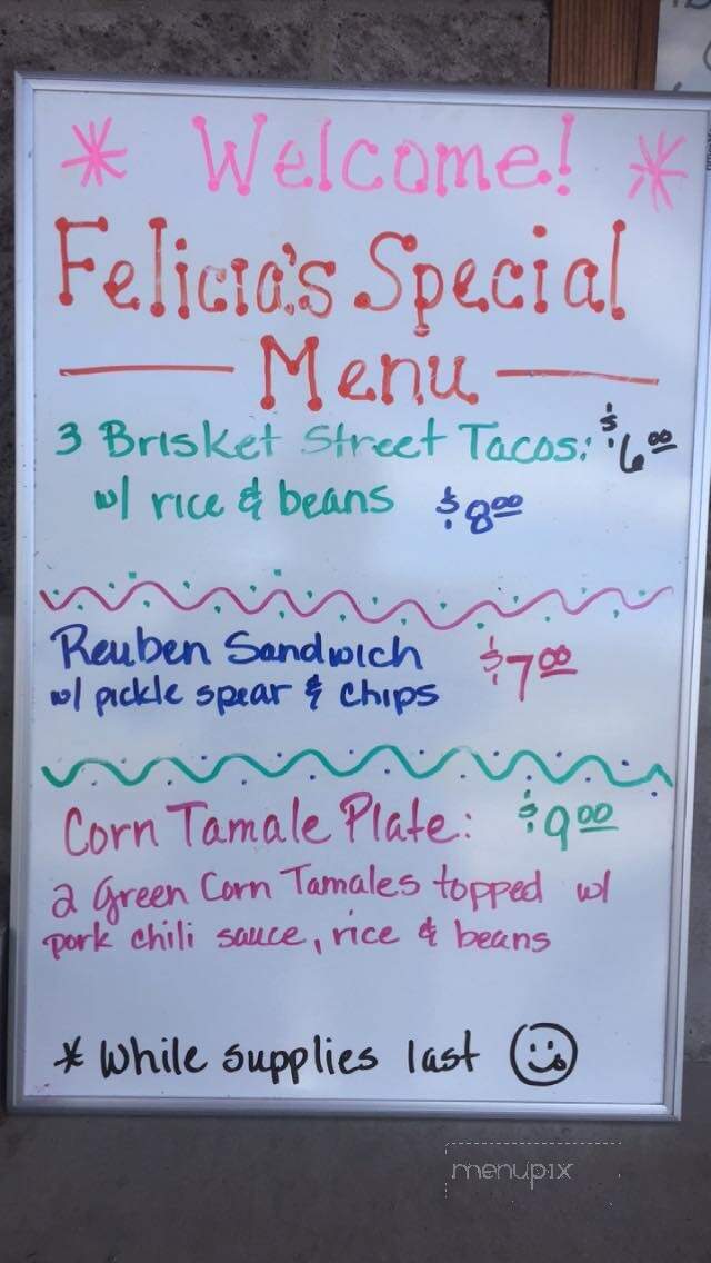 Felicia's Ice Cream Shop - Superior, AZ menu_pic