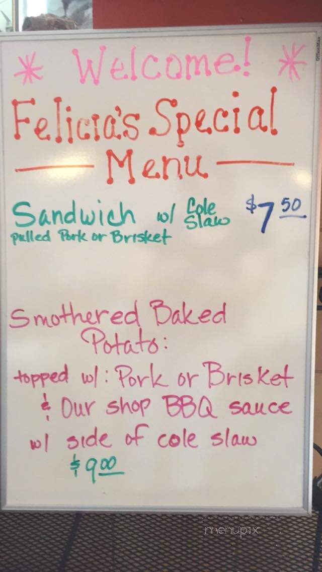 Felicia's Ice Cream Shop - Superior, AZ menu_pic