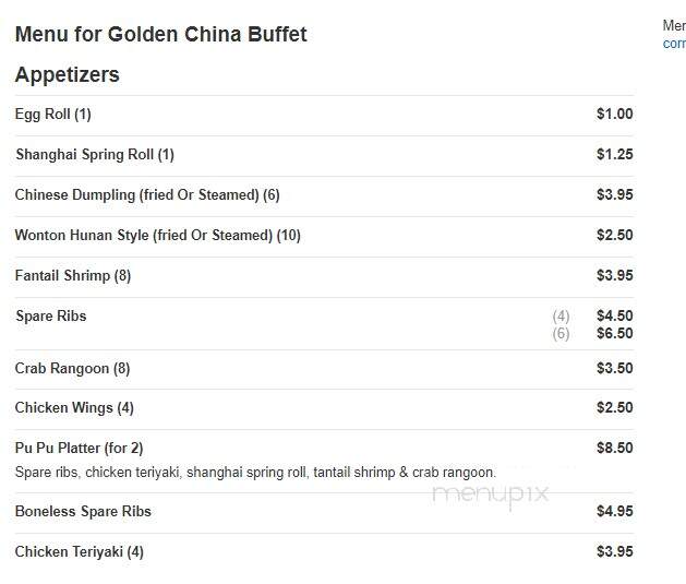 Golden China Buffet - Brandenburg, KY