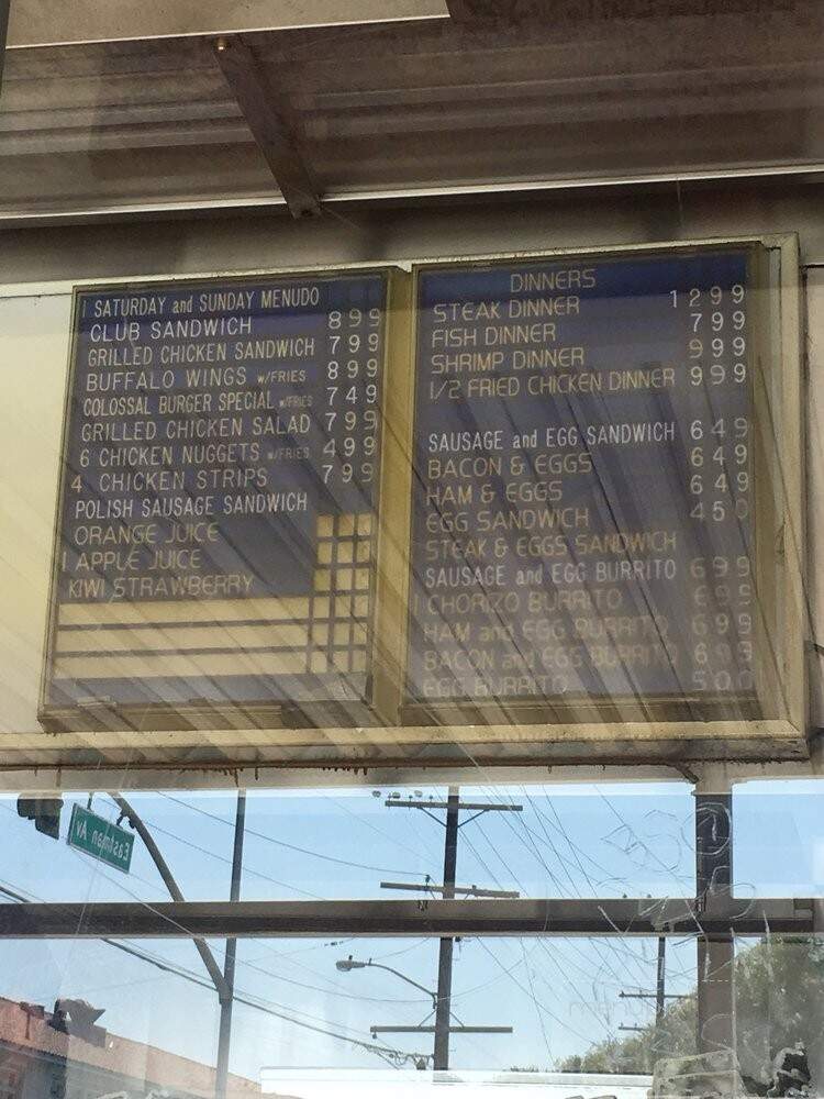 First Street Burgers - Los Angeles, CA menu_pic