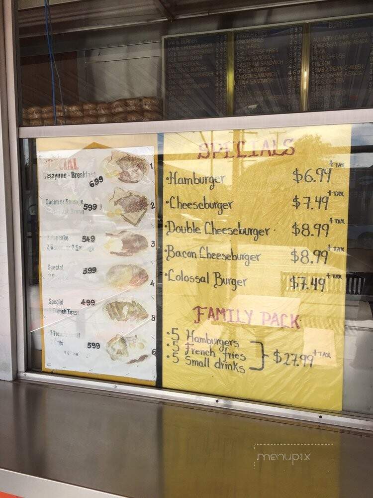 First Street Burgers - Los Angeles, CA menu_pic