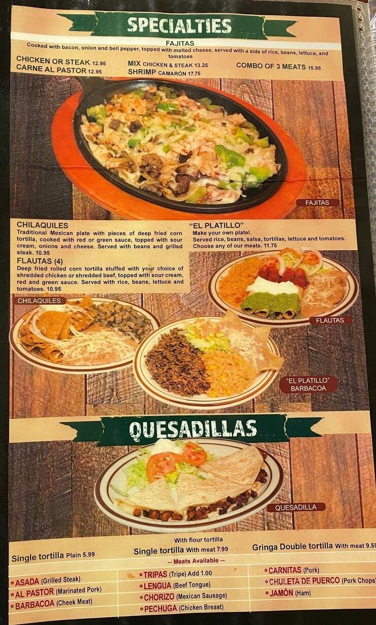 Taqueria Los Comales - Greeley, CO menu_pic