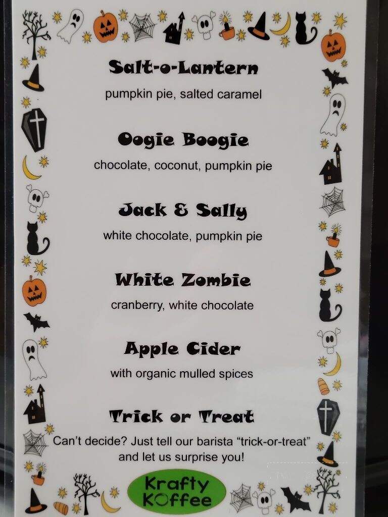Krafty Koffee - Lexington, SC menu_pic