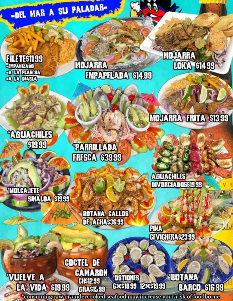 La Marea Restaurant & Seafood - Austin, TX menu_pic