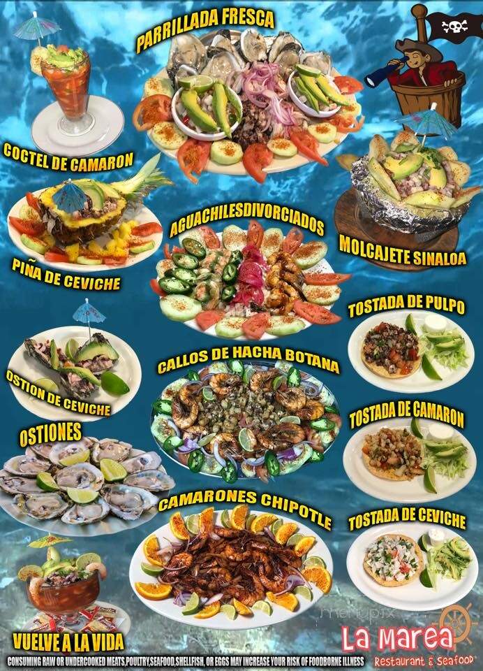 La Marea Restaurant & Seafood - Austin, TX menu_pic