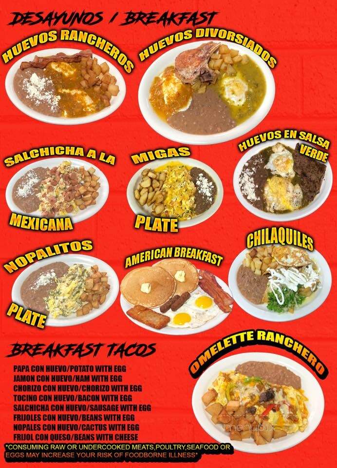 La Marea Restaurant & Seafood - Austin, TX menu_pic