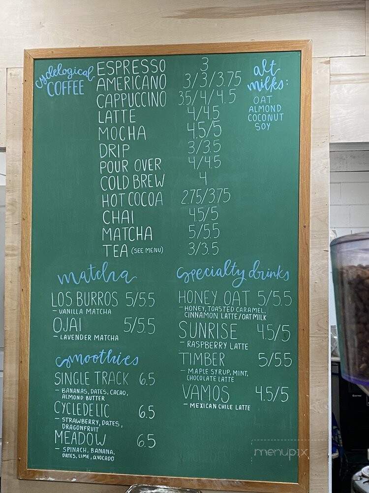 Cyclelogical Coffee - Pinetop-Lakeside, AZ menu_pic