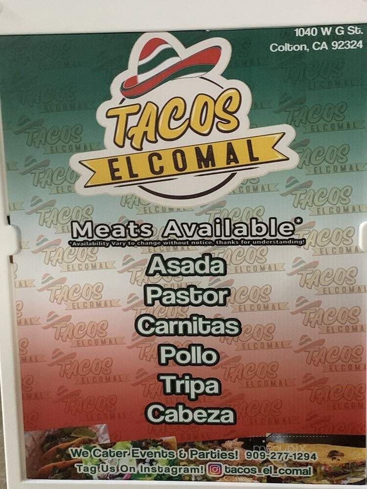 Tacos El Comal - Colton, CA
