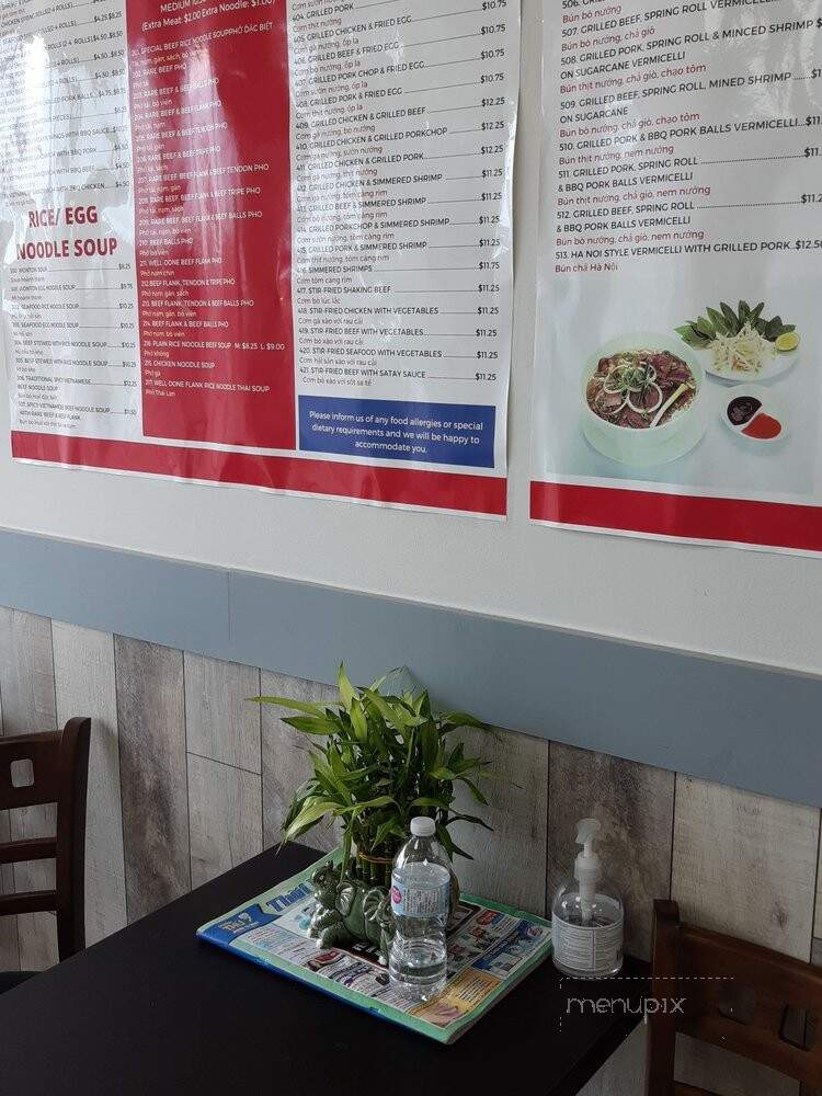 Pho Co Duong - Toronto, ON menu_pic