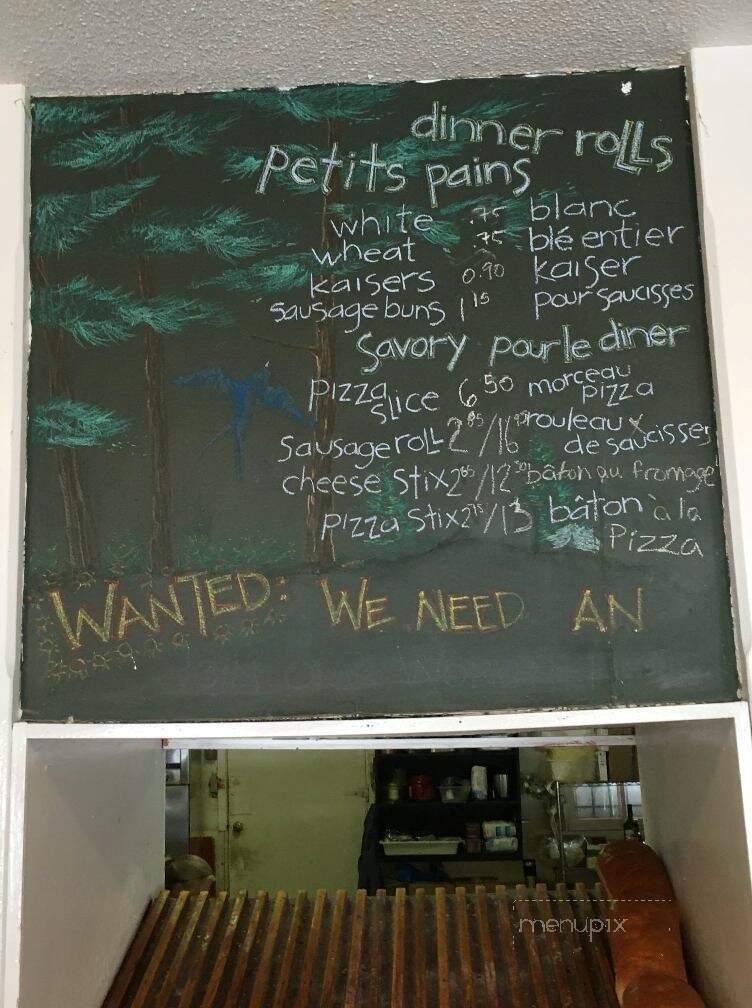 Wakefield Bakery - Wakefield, QC menu_pic