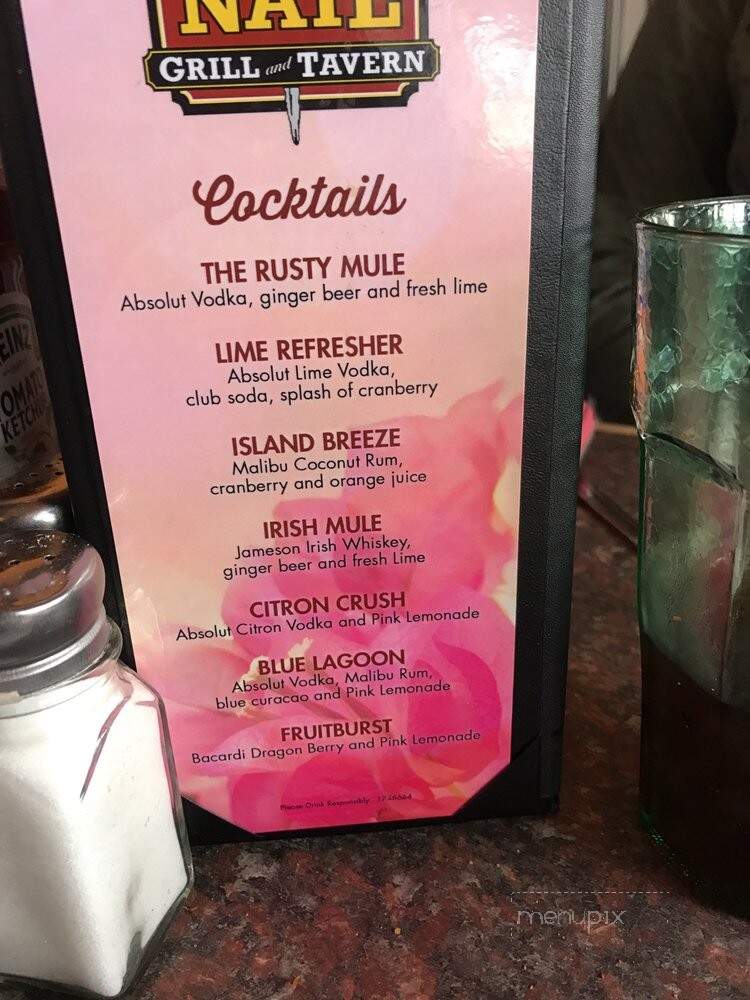Rusty Nail - Cortland, NY menu_pic