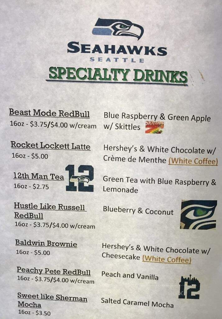 Espresso Avenue - Everett, WA menu_pic