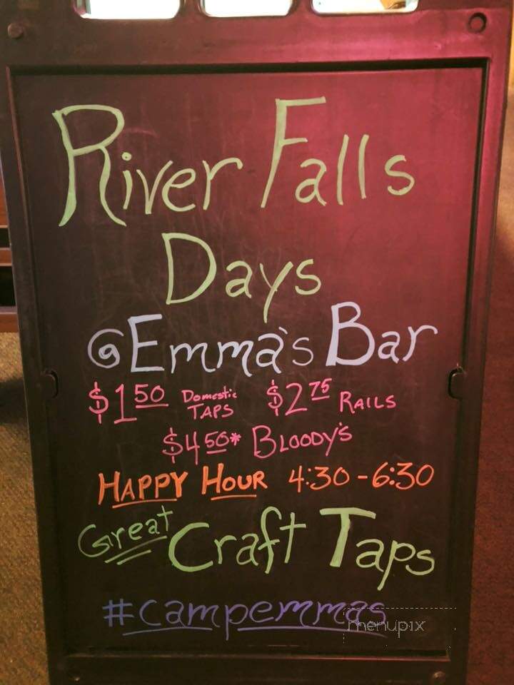 Emma's Bar - River Falls, WI menu_pic