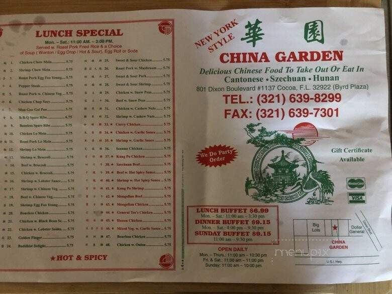 China Garden - Cocoa, FL menu_pic