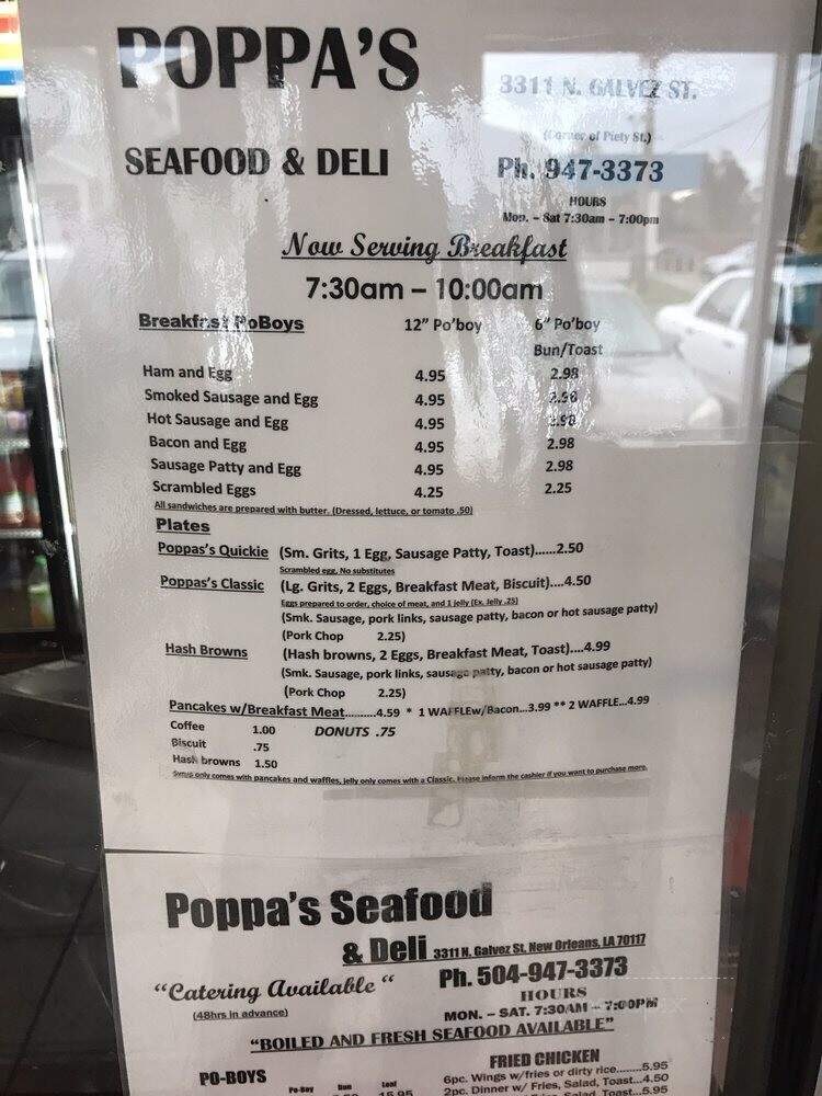 Poppa's Seafood - New Orleans, LA