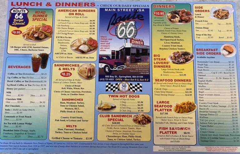 Route 66 Diner - Springfield, MA
