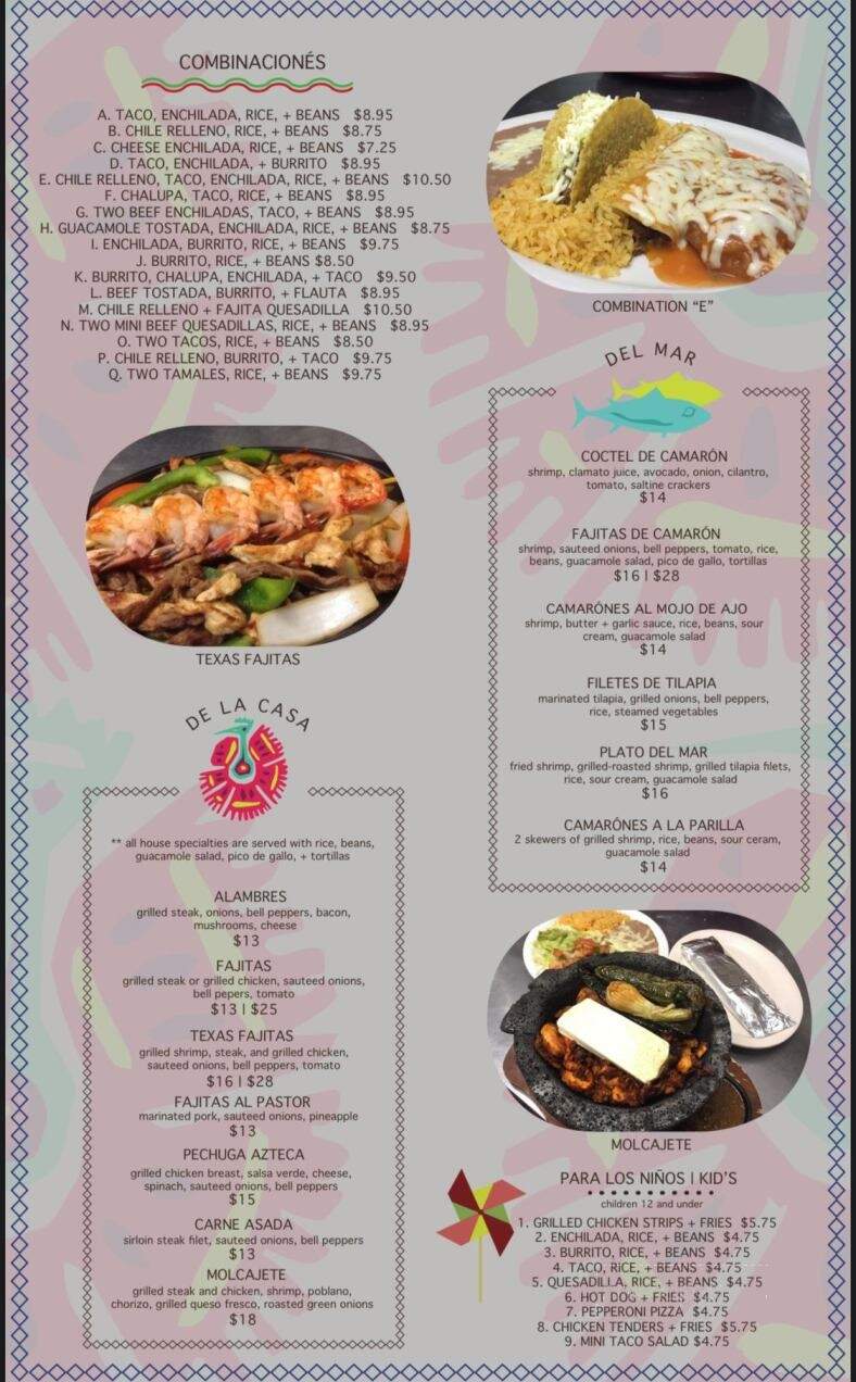 Casa Vieja Of Gerogia - Peachtree City, GA menu_pic