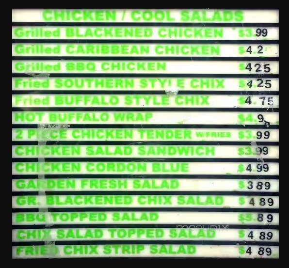 Buckos - Mooresville, NC menu_pic
