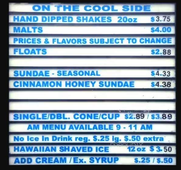 Buckos - Mooresville, NC menu_pic