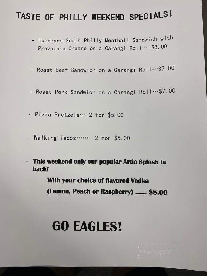 Haggerty's Cafe - Holmes, PA menu_pic