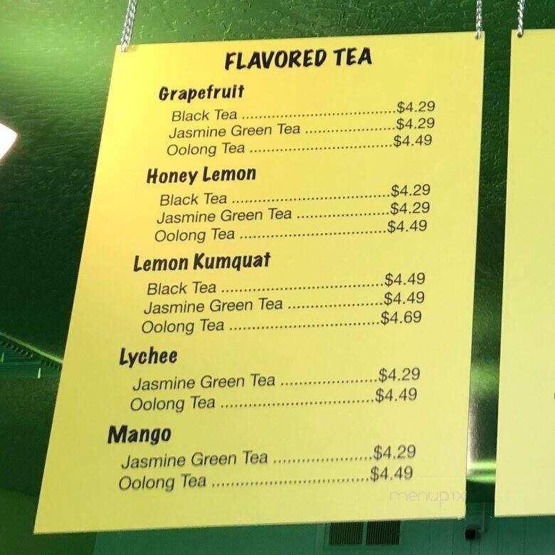 Formosa - Sonora, CA menu_pic