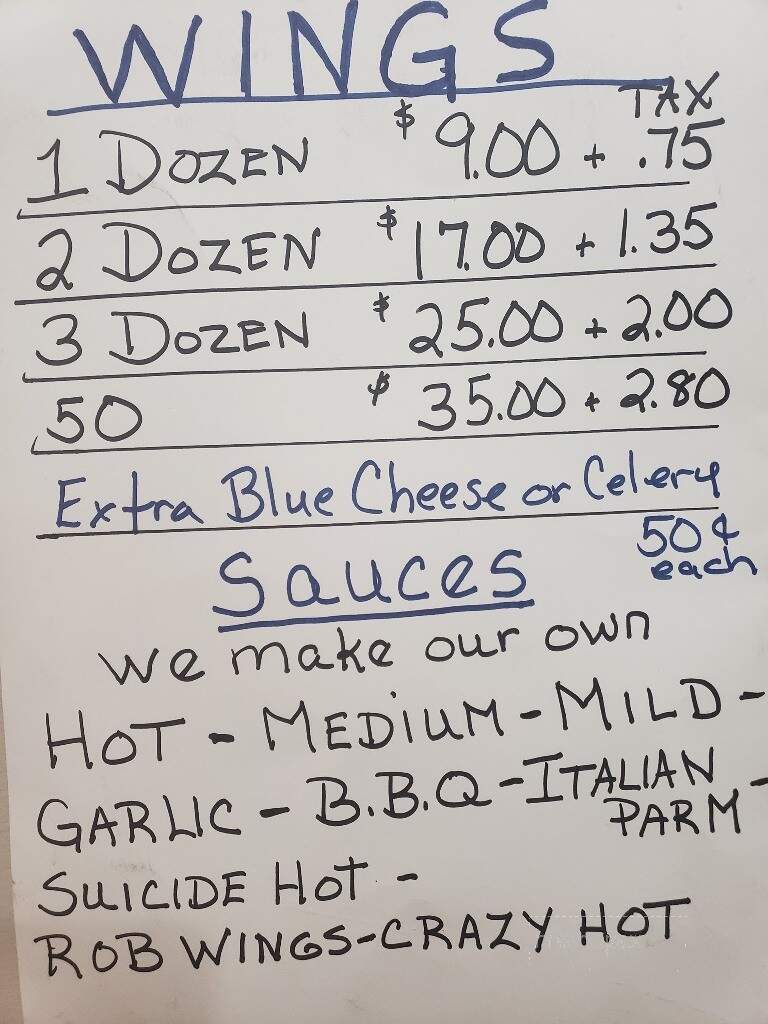 Sandy and Sons - East Syracuse, NY menu_pic