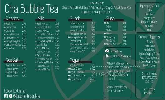 Cha Bubble Tea - Tulsa, OK
