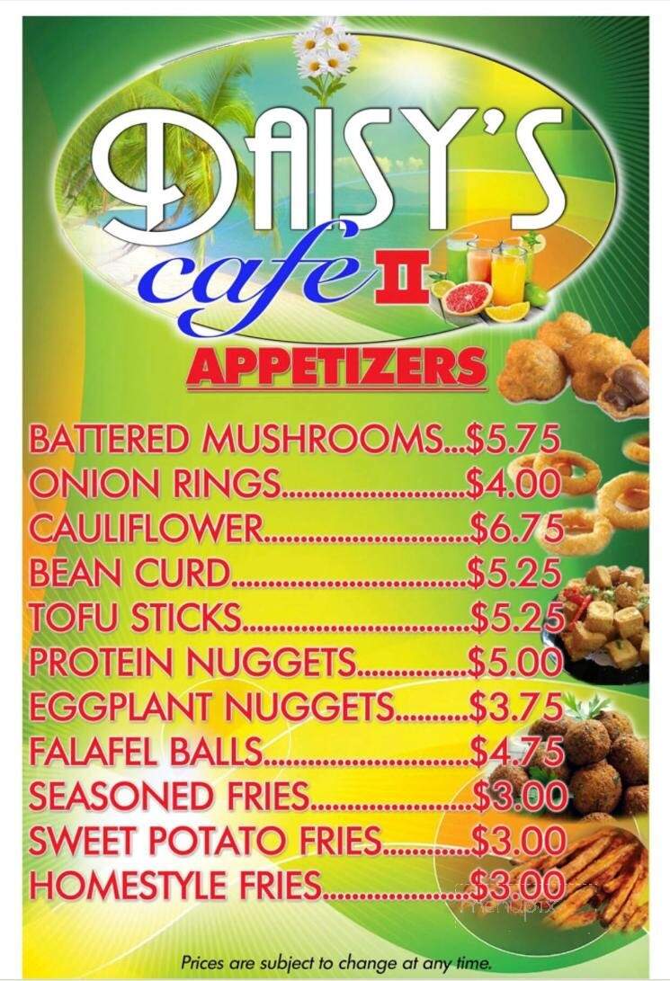 Daisy's Cafe ii - Hazel Crest, IL menu_pic