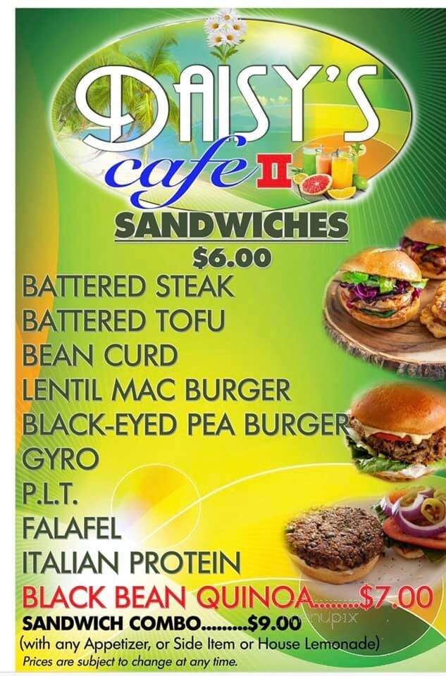 Daisy's Cafe ii - Hazel Crest, IL menu_pic