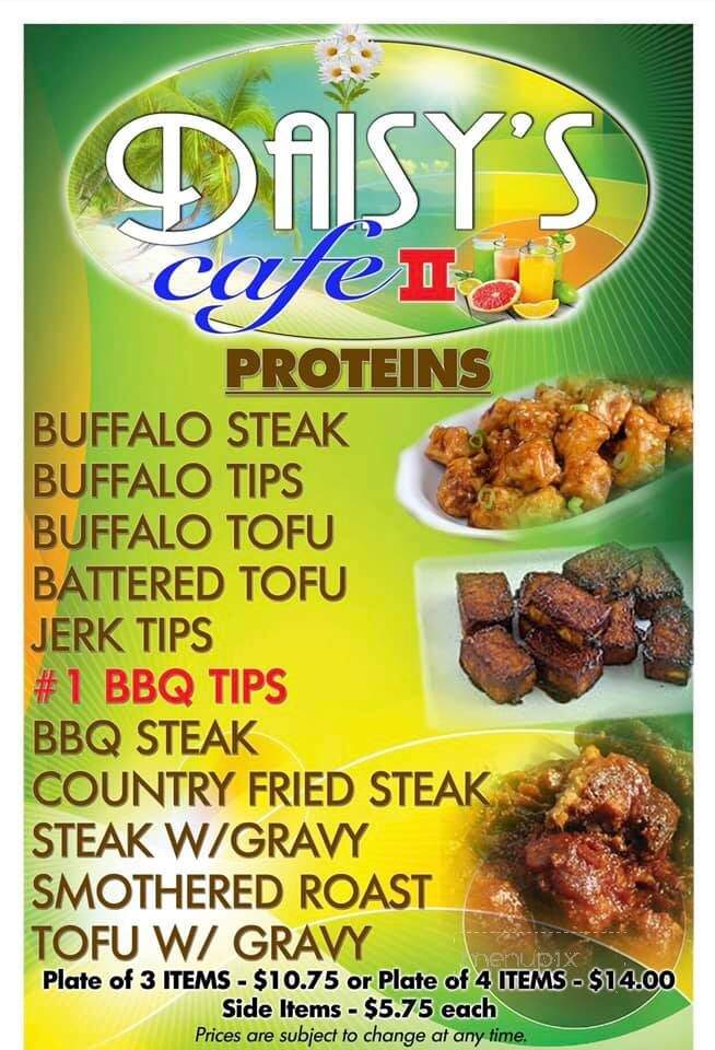 Daisy's Cafe ii - Hazel Crest, IL menu_pic