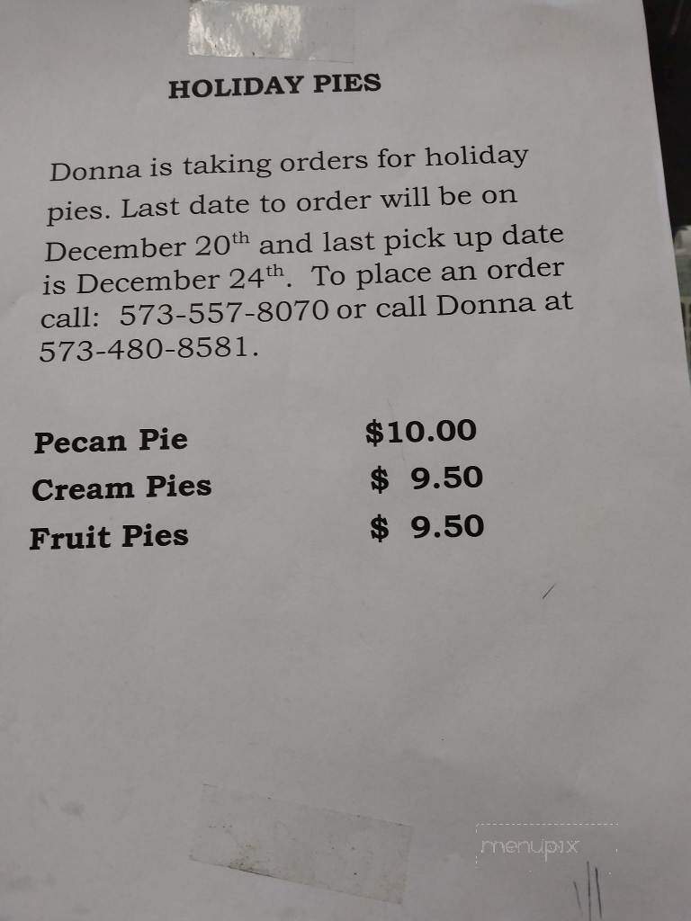 Donna's Diner - Eldon, MO