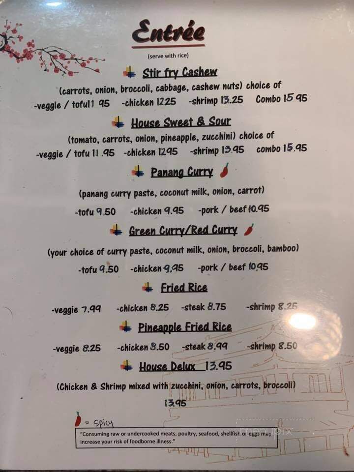 Thai & Osaka - Kingsland, GA menu_pic