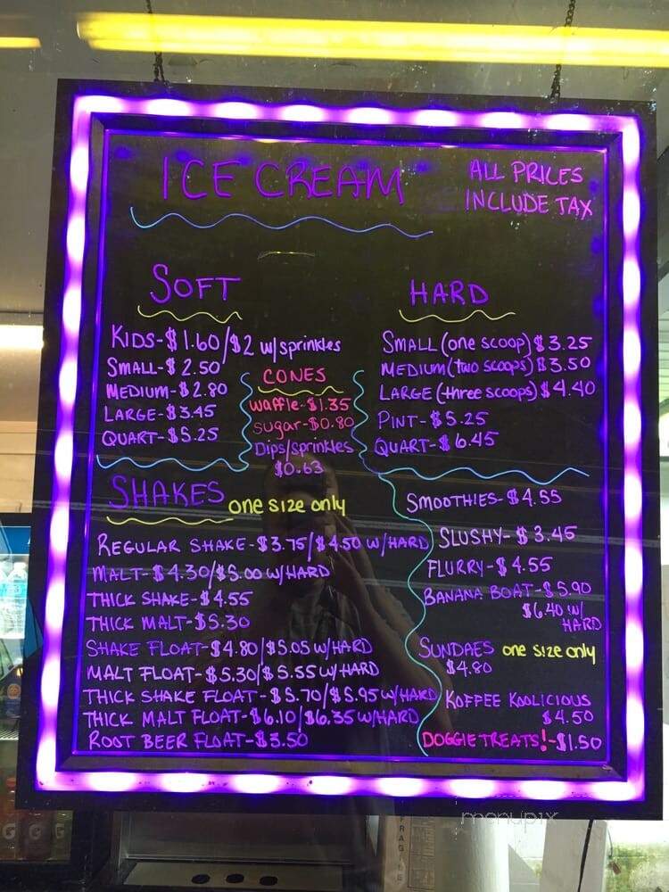 Mary Annes Dairy Bar - East Stroudsburg, PA menu_pic