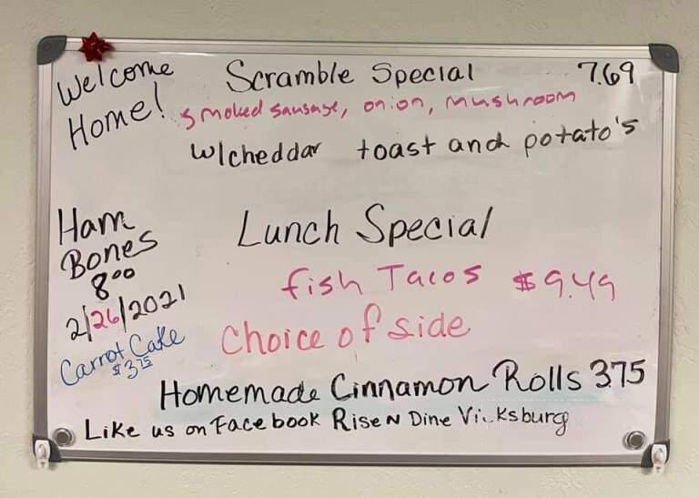 Rise N Dine - Vicksburg, MI menu_pic
