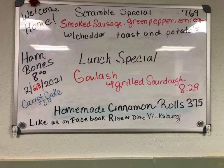 Rise N Dine - Vicksburg, MI menu_pic