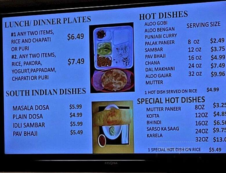 Indian Sweets & Groceries - Torrance, CA menu_pic